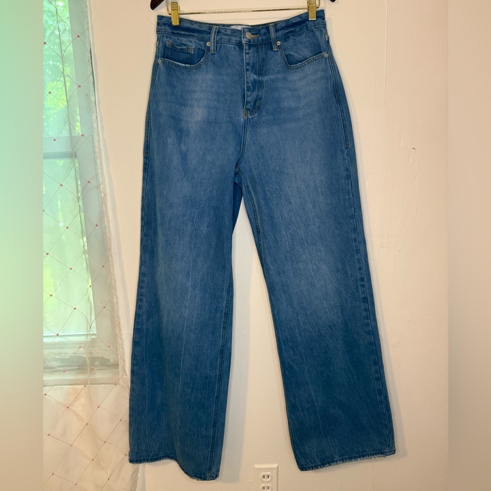 Fashion Nova Straight Leg Jeans - Medium Wash